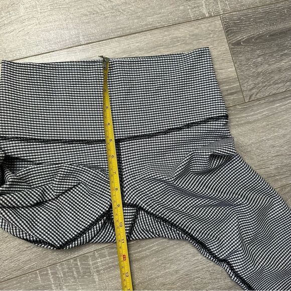Lululemon Women's Wunder Under Crop II (Roll Down) Gingham Luon Leggings Size 6 - Picture 8 of 10